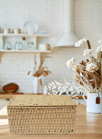 Boho Rattan Storage Basket — Set of 4 - View 3