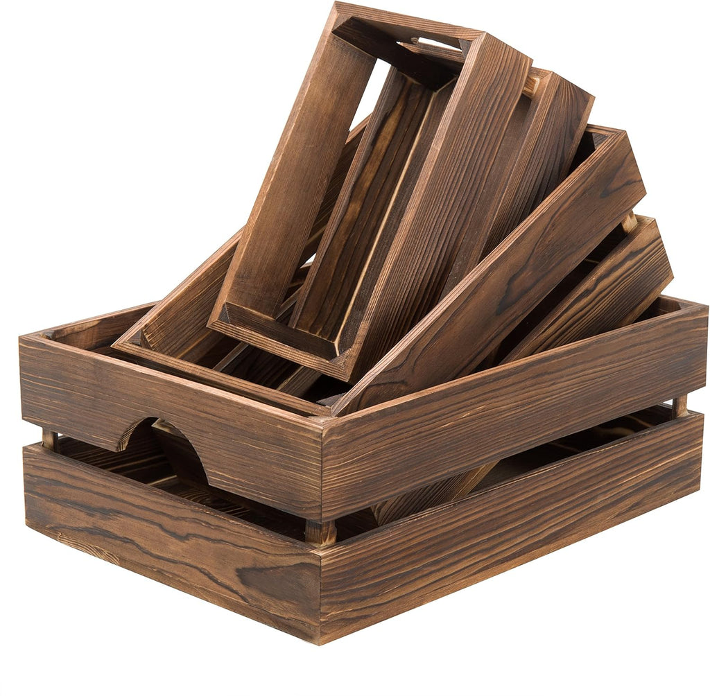 Farmhouse Brown Storage Basket - View 6