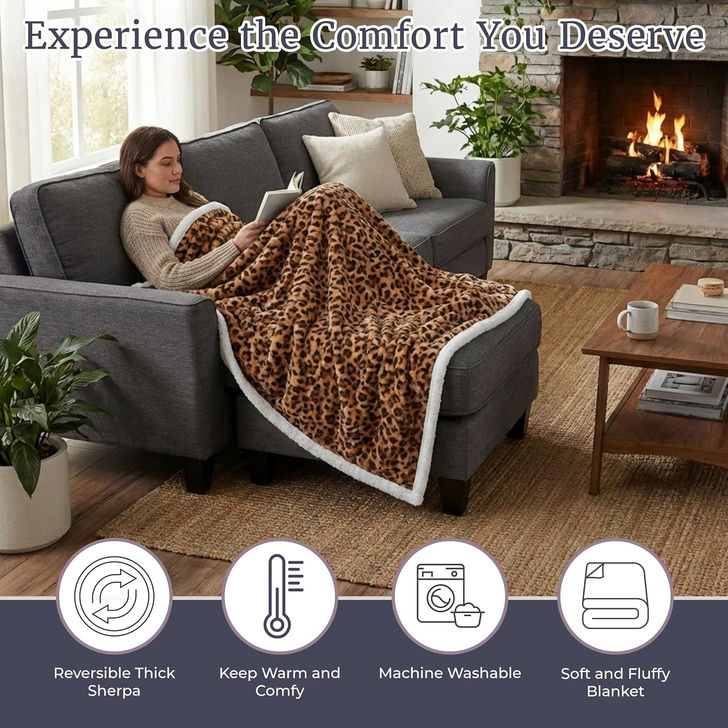 Fabric Throw Pillow — 50x60 - View 5
