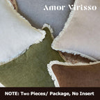 Boho Beige Throw Pillow Cover — 18" - View 6