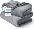 Black Throw Pillow — 50" — Grey