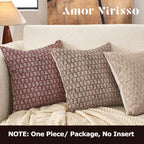 Farmhouse Beige Throw Pillow Cover — 18" - View 4
