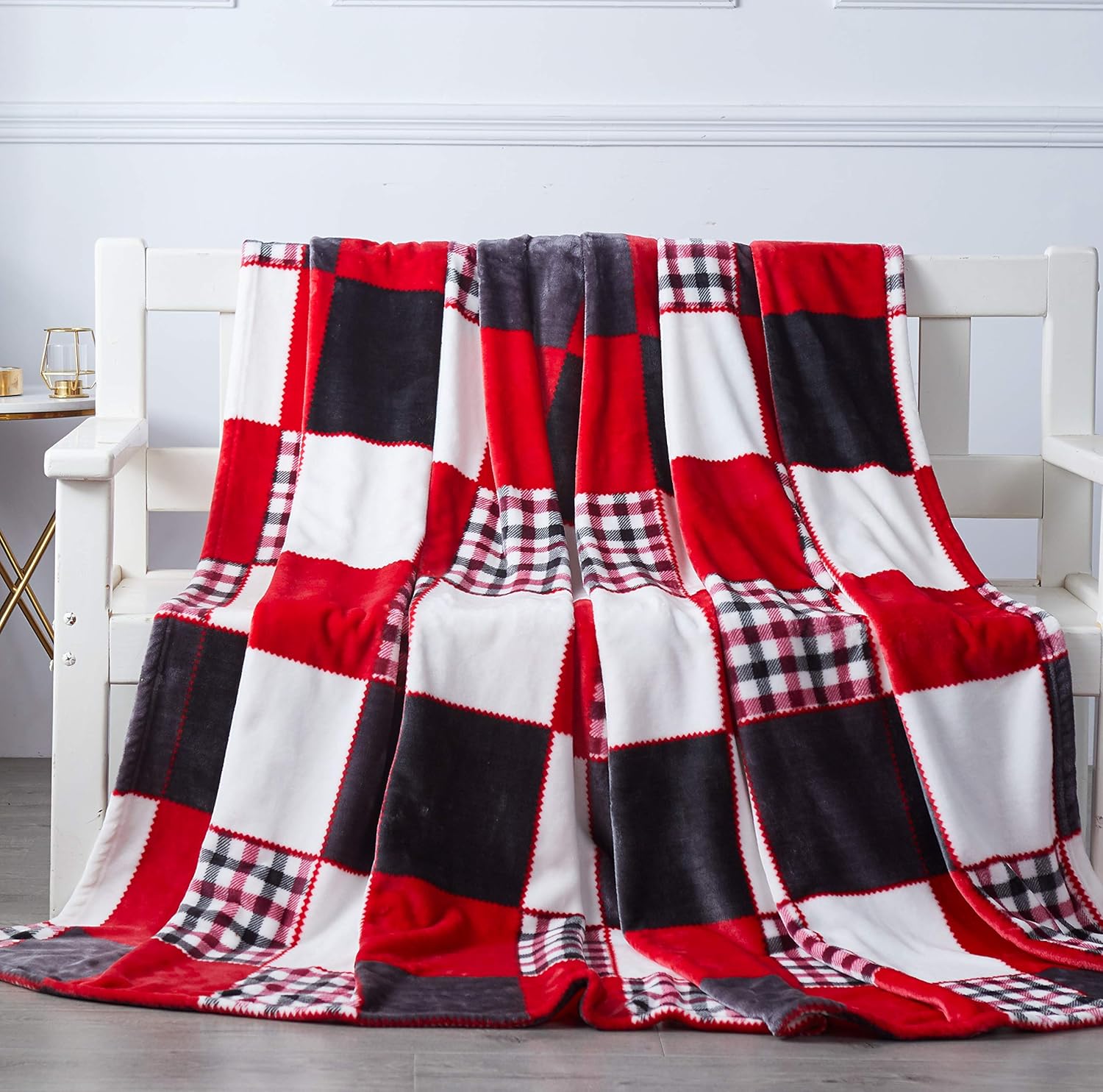 Farmhouse Black Throw Pillow — 50x60 — 63x87