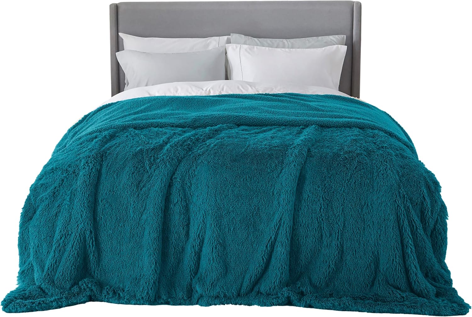 Beige Throw Pillow — 50" — 15- Teal
