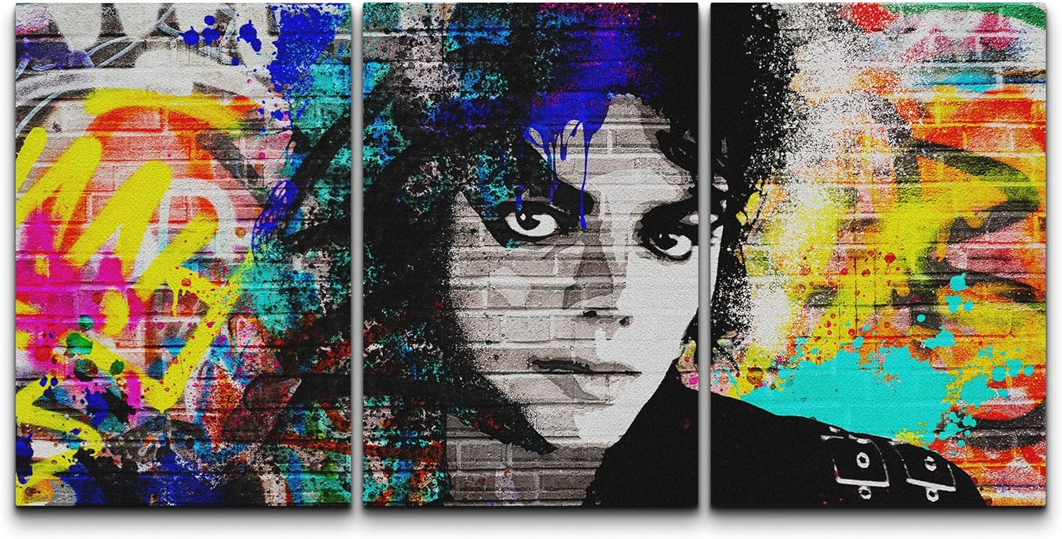 Mid-Century Framed Wall Art — 24" — 36" x 24" x 3 Panels
