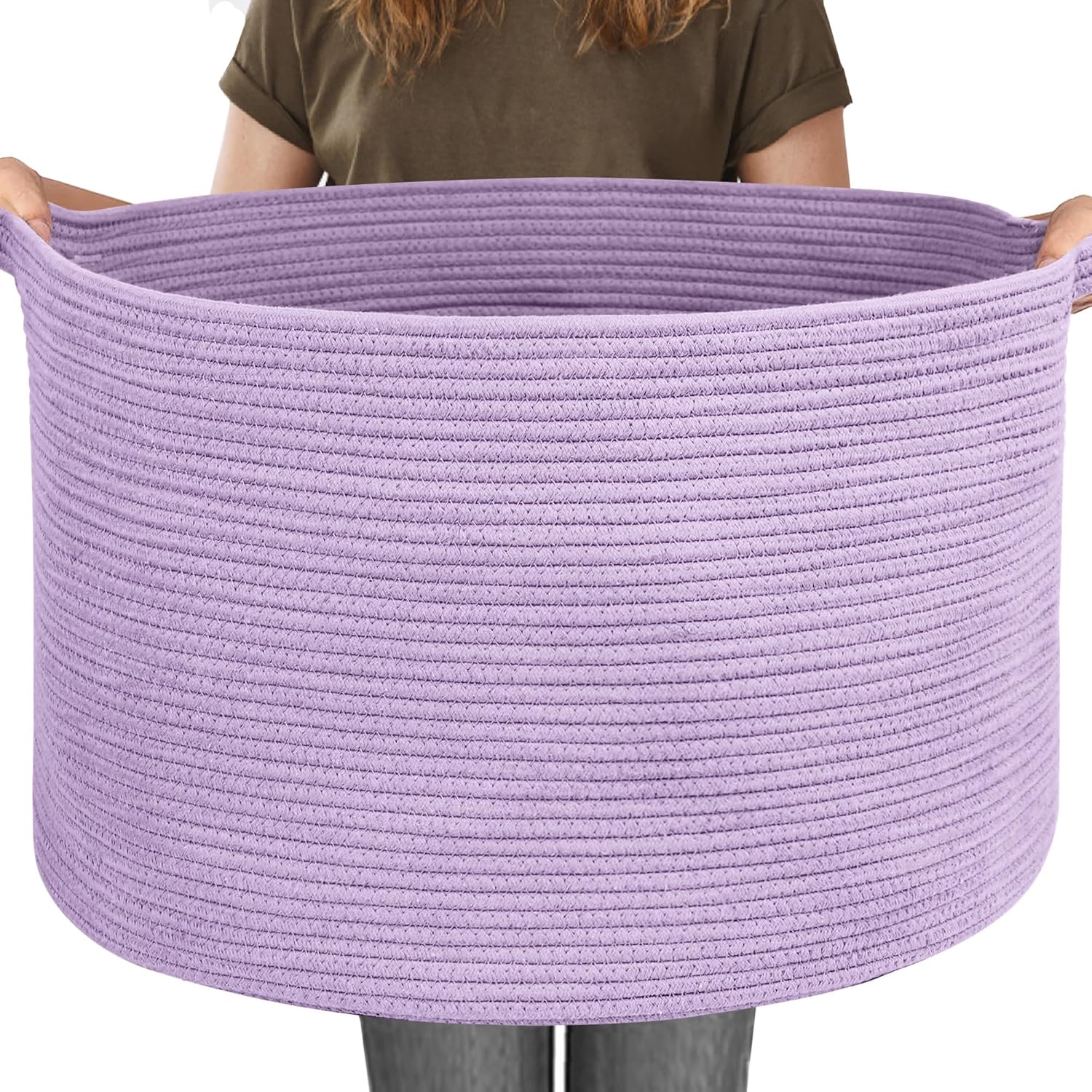 Boho Black Throw Pillow — 22" — Purple