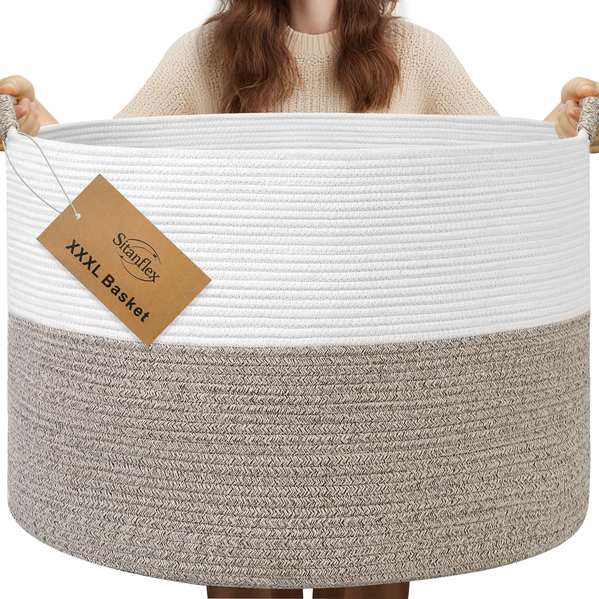 Round Boho Brown Throw Pillow — 21.7"