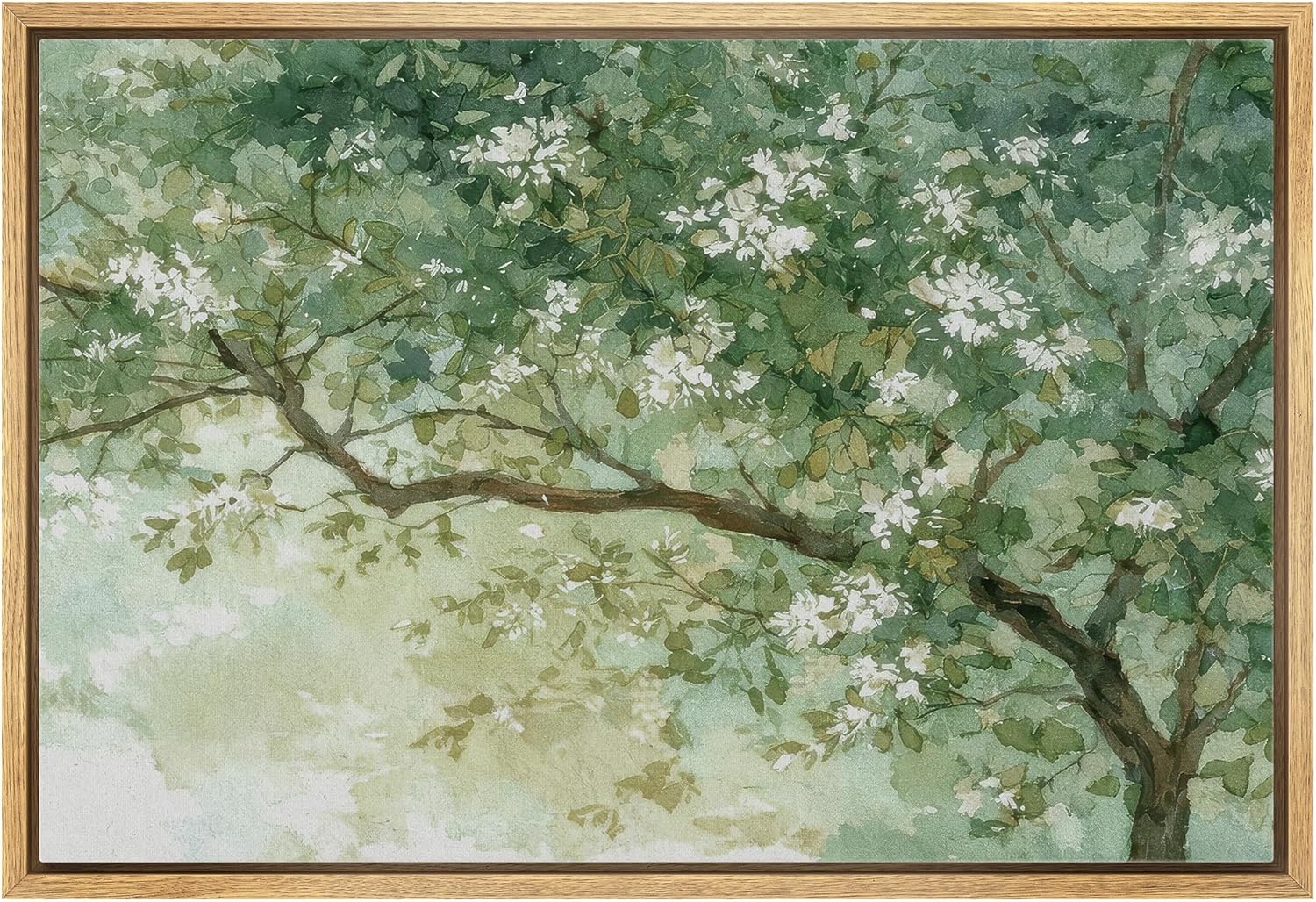 Framed Farmhouse Beige Wall Art — 16" — 24"L x 36"W