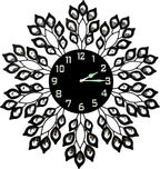 Black Wall Art — Black Clock/Night Dial
