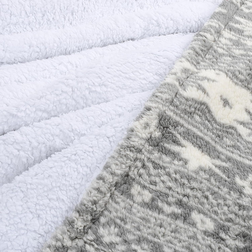 Grey Throw Pillow — 60" - View 4