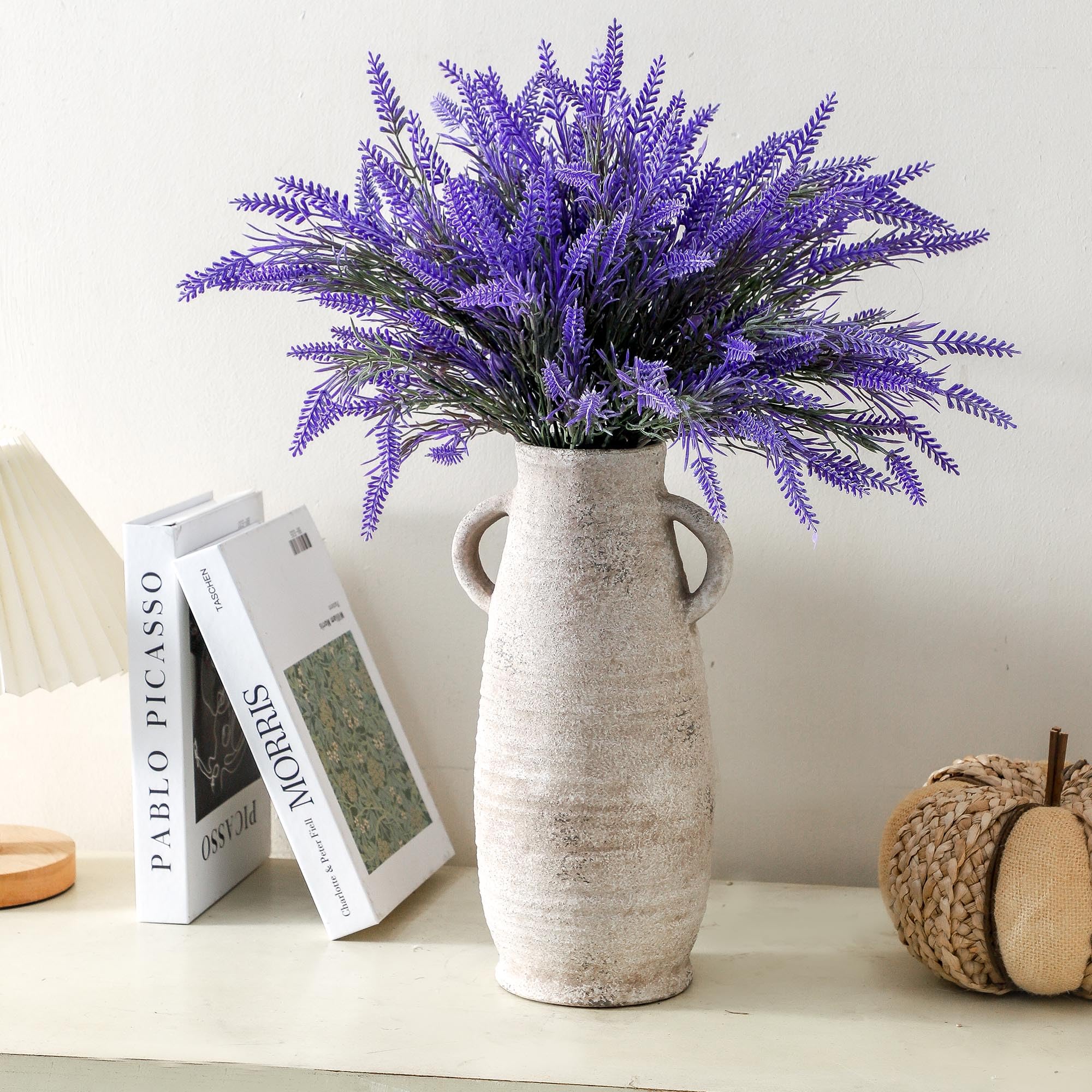 Boho Ceramic Flower Vase — 12"
