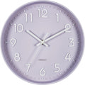 Battery Operated Wall Clock — 10" — 10 Inch Purple