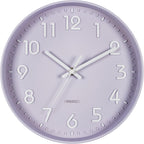 Battery Operated Wall Clock — 10" — 10 Inch Purple