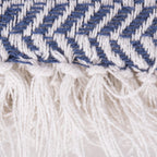 Farmhouse Blue Throw Pillow — 60" - View 3