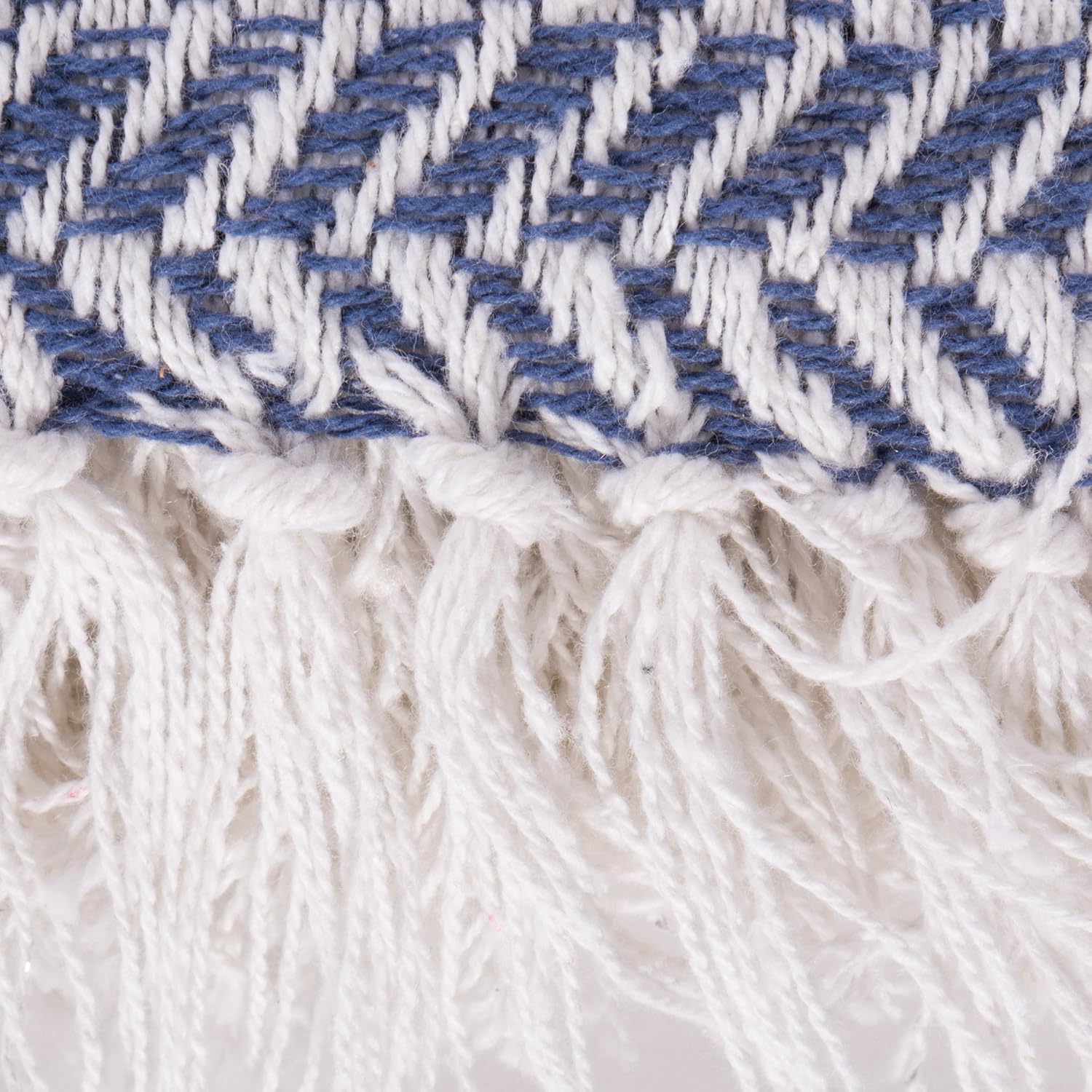 Farmhouse Blue Throw Pillow — 60" - View 3