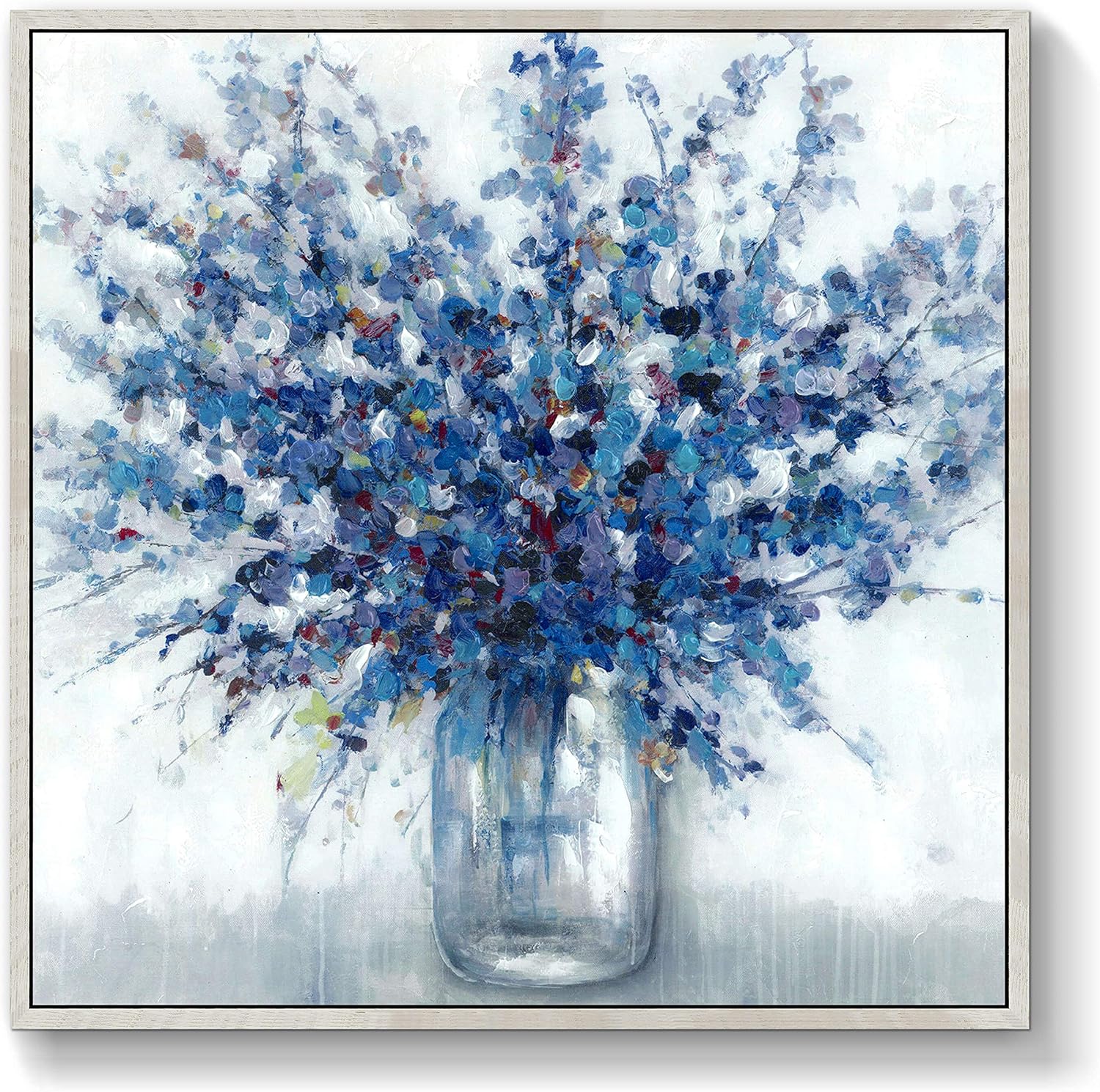 Blue Canvas Wall Art — 24" — 30"L x 30"W