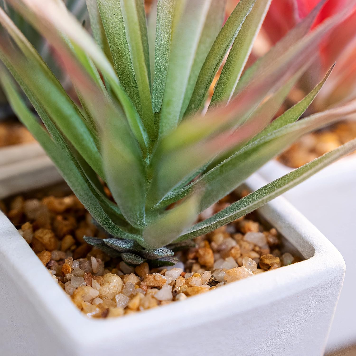 Ceramic Faux Succulent — Set of 4 - View 2