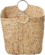 Boho Brown Woven Basket — 21" - View 11