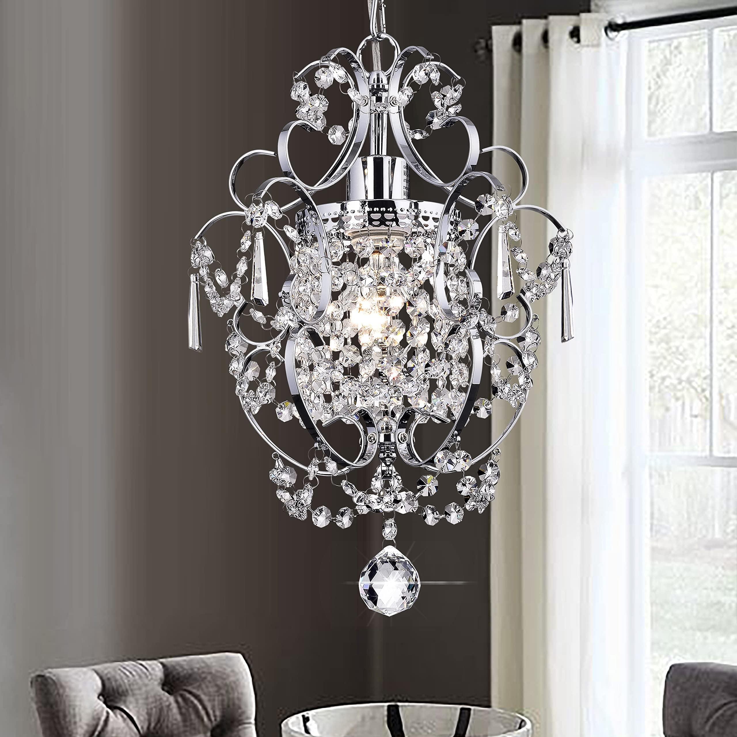 Farmhouse Gold Chandelier — 1-Light
