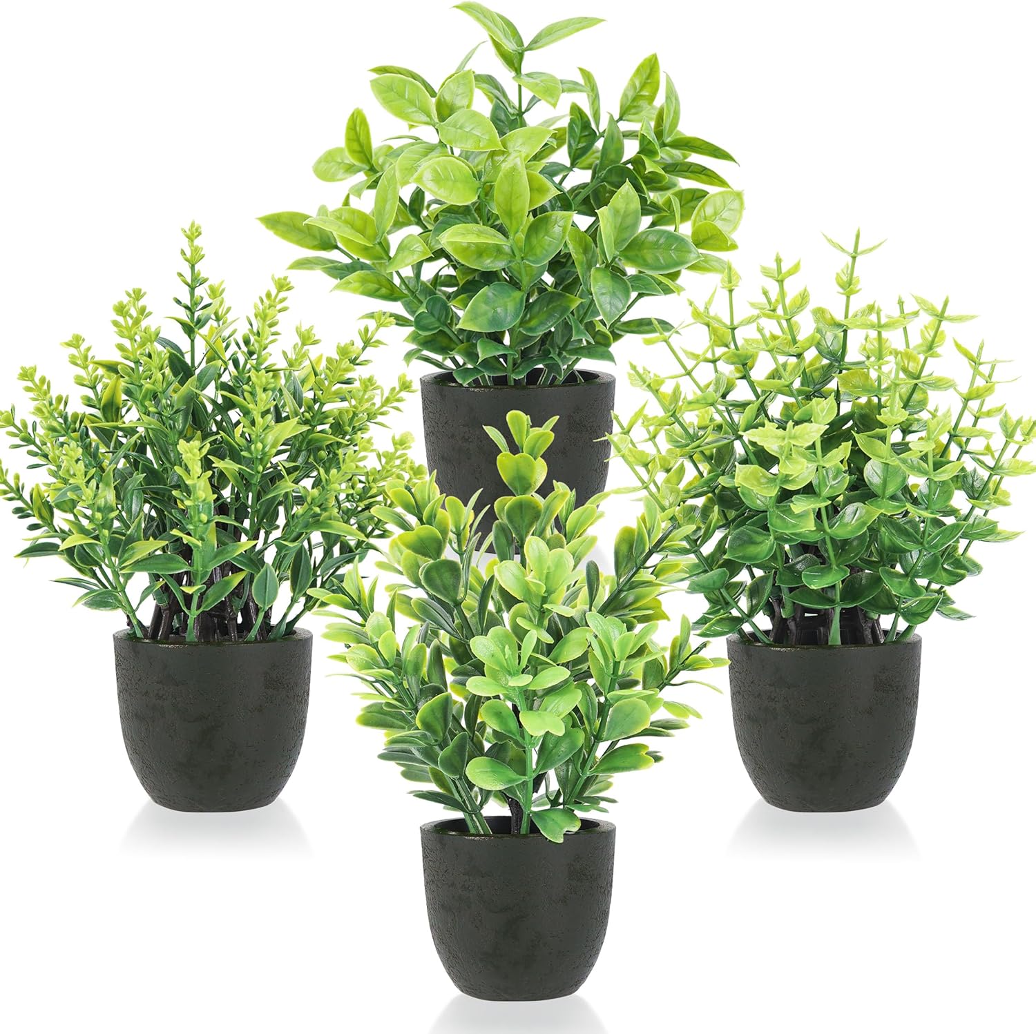 Farmhouse Black Artificial Plant — Black