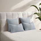 Boucle Boho Beige Pillow Cover — 18" - View 7