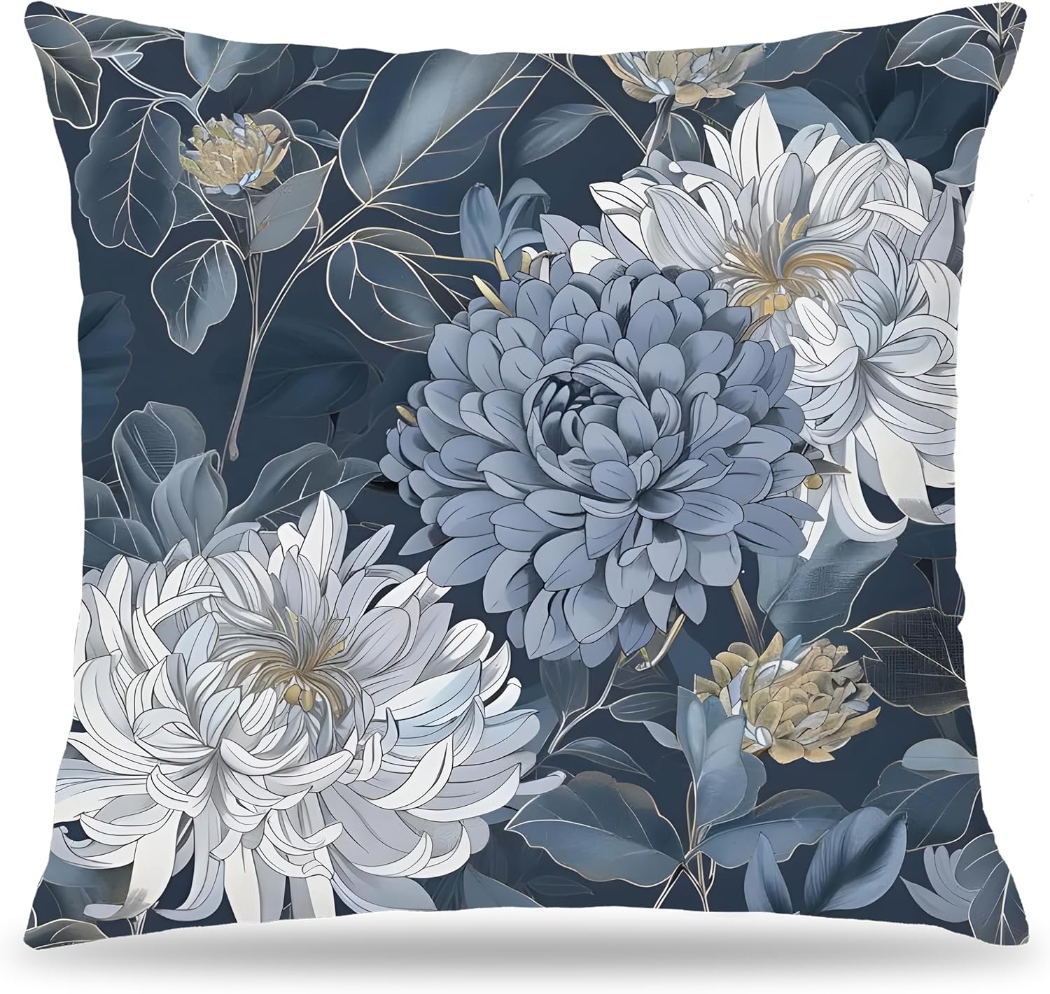Boho Fabric Throw Pillow Cover — 18x18 — Multicolour-4
