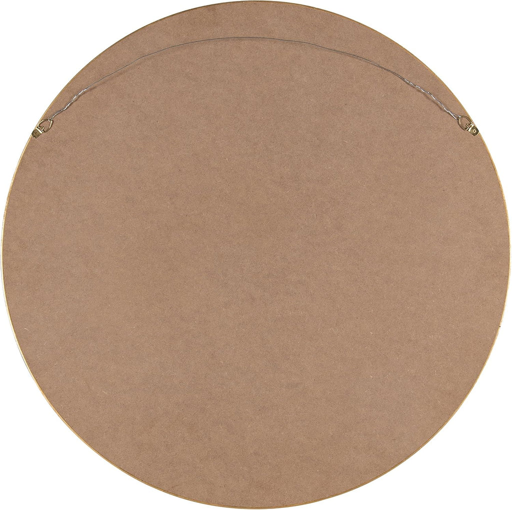 Round Luxe Wood Wall Mirror — 25.6" - View 5