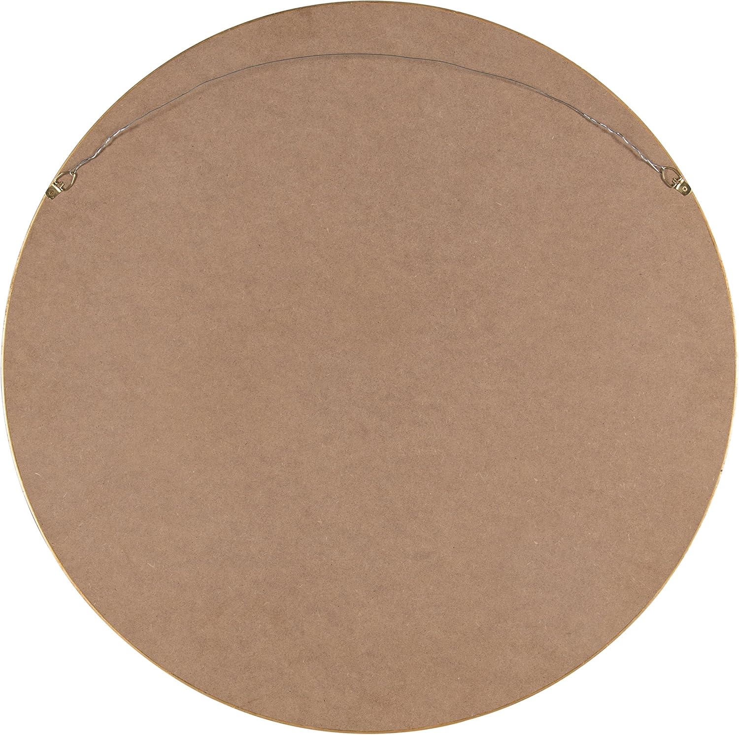Round Luxe Wood Wall Mirror — 25.6" - View 5
