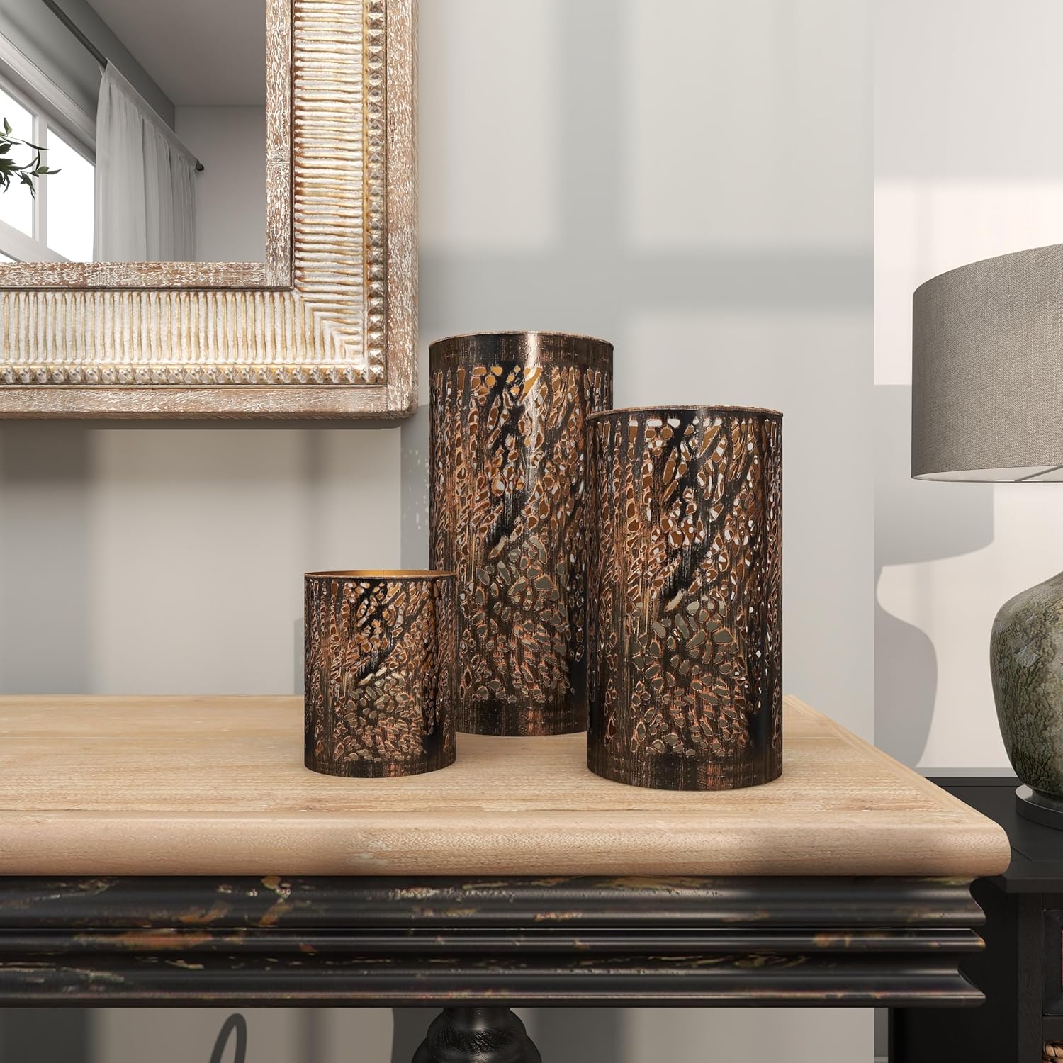 Luxe Metal Candle — 12" - View 9