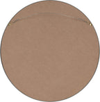 Round Modern Wood Wall Mirror — 21.6" - View 5
