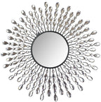 Beveled Luxe Black Wall Mirror — 23.50"