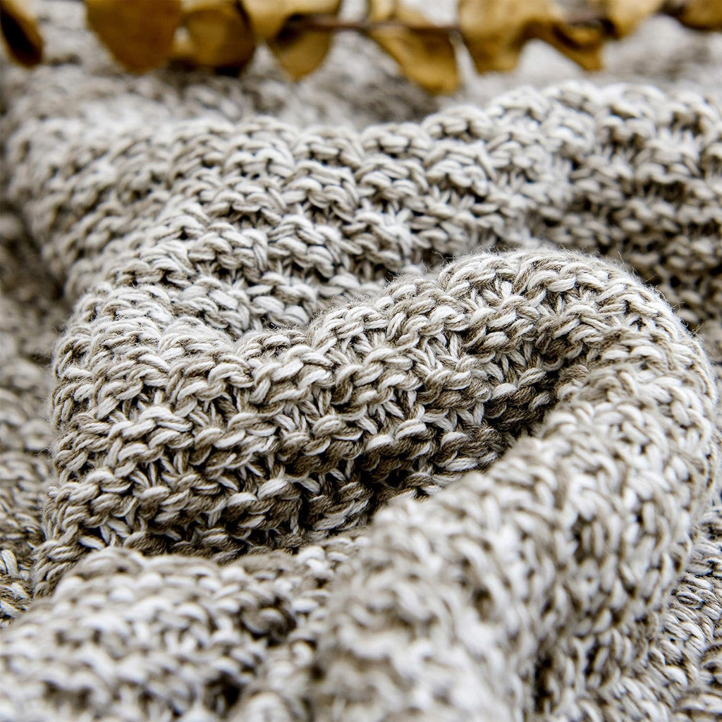 Oversized Beige Throw Pillow — 60" - View 3