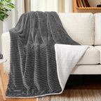 Beige Throw Pillow — 80" - View 3