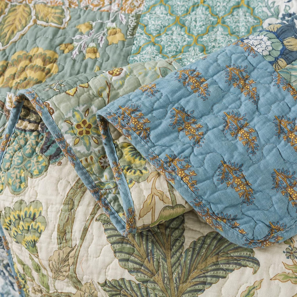 Boho Blue Throw Pillow — 78" - View 6
