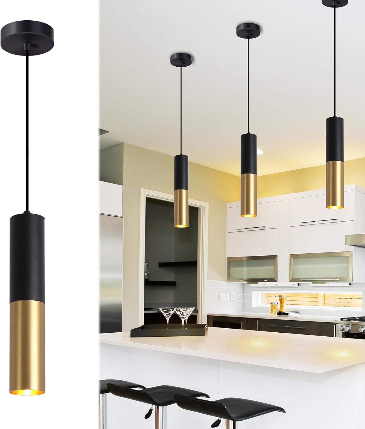 Luxe Gold LED Bulb — Set of 3 — Gold-3Pack