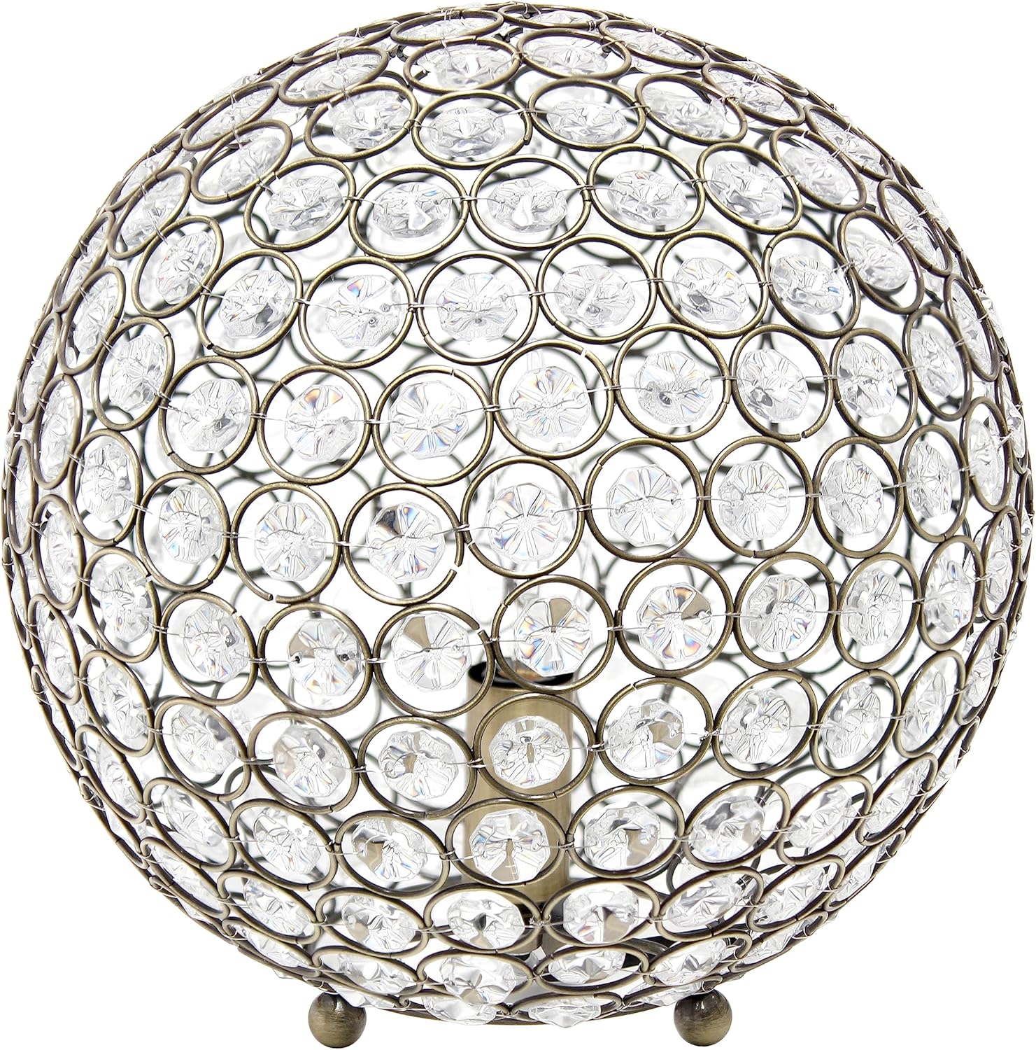Luxe Gold Desk Lamp — 8" — Antique Brass
