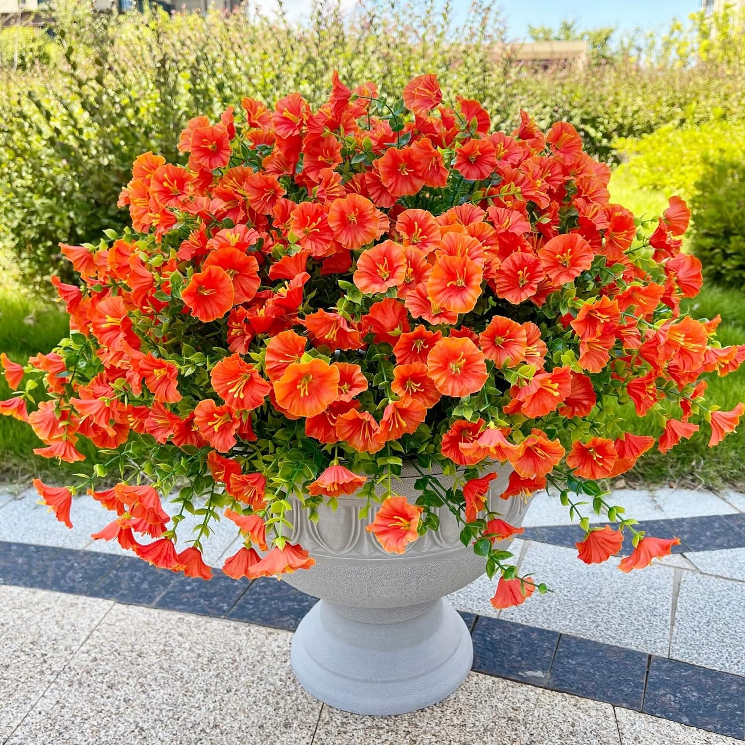 Orange Artificial Plant — Orange Red