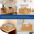 Rectangular Rattan Storage Basket — 5x13 - View 6