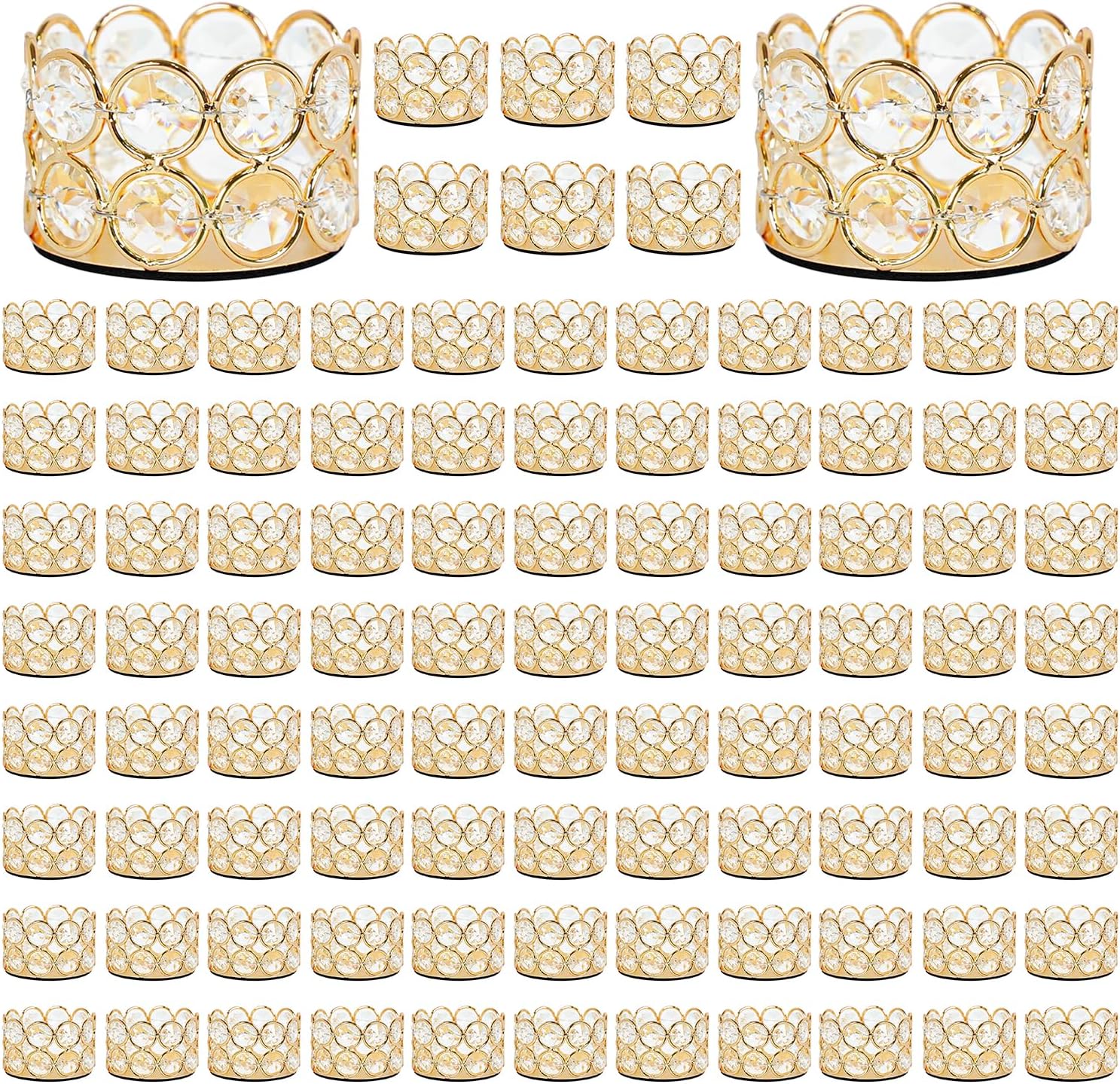 Luxe Gold Candle — Set of 12 — Gold