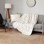 Beige Throw Pillow — 50" - View 4