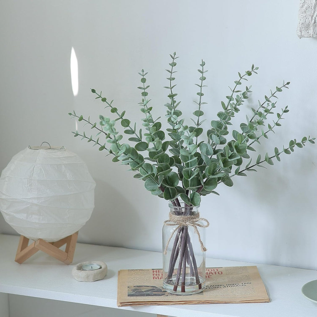 Farmhouse Glass Artificial Plant — 17.5" - View 7