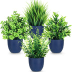 Blue Faux Plant