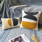 Lumbar Boho Black Pillow Cover — 20" - View 4