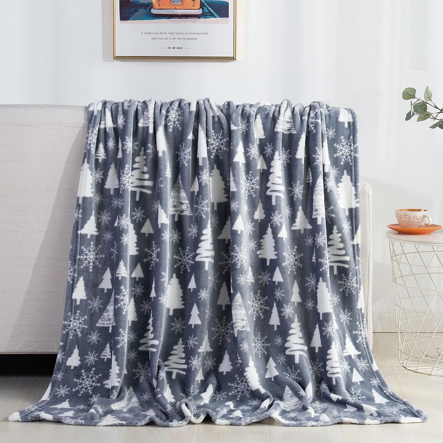Velvet Luxe Blue Throw Pillow — 60" — 50 in x 60 in
