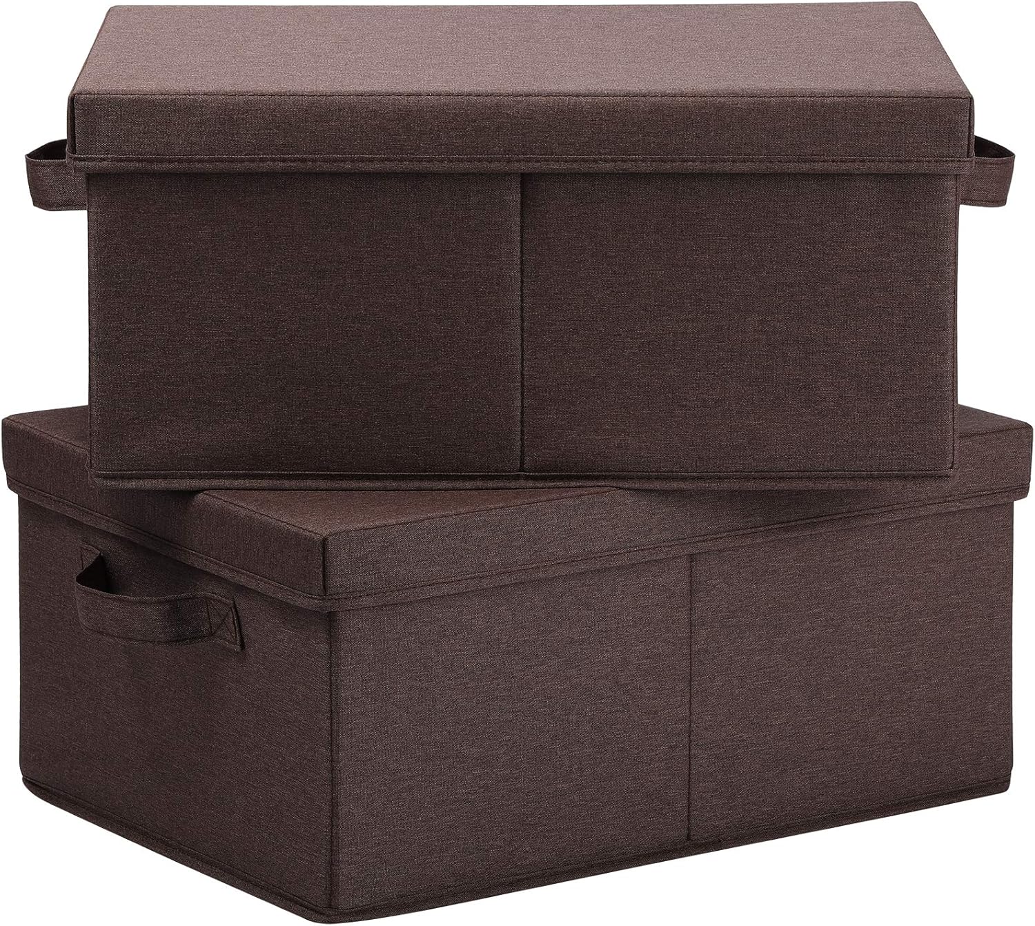 Beige Storage Bin — 16.5" — Brown