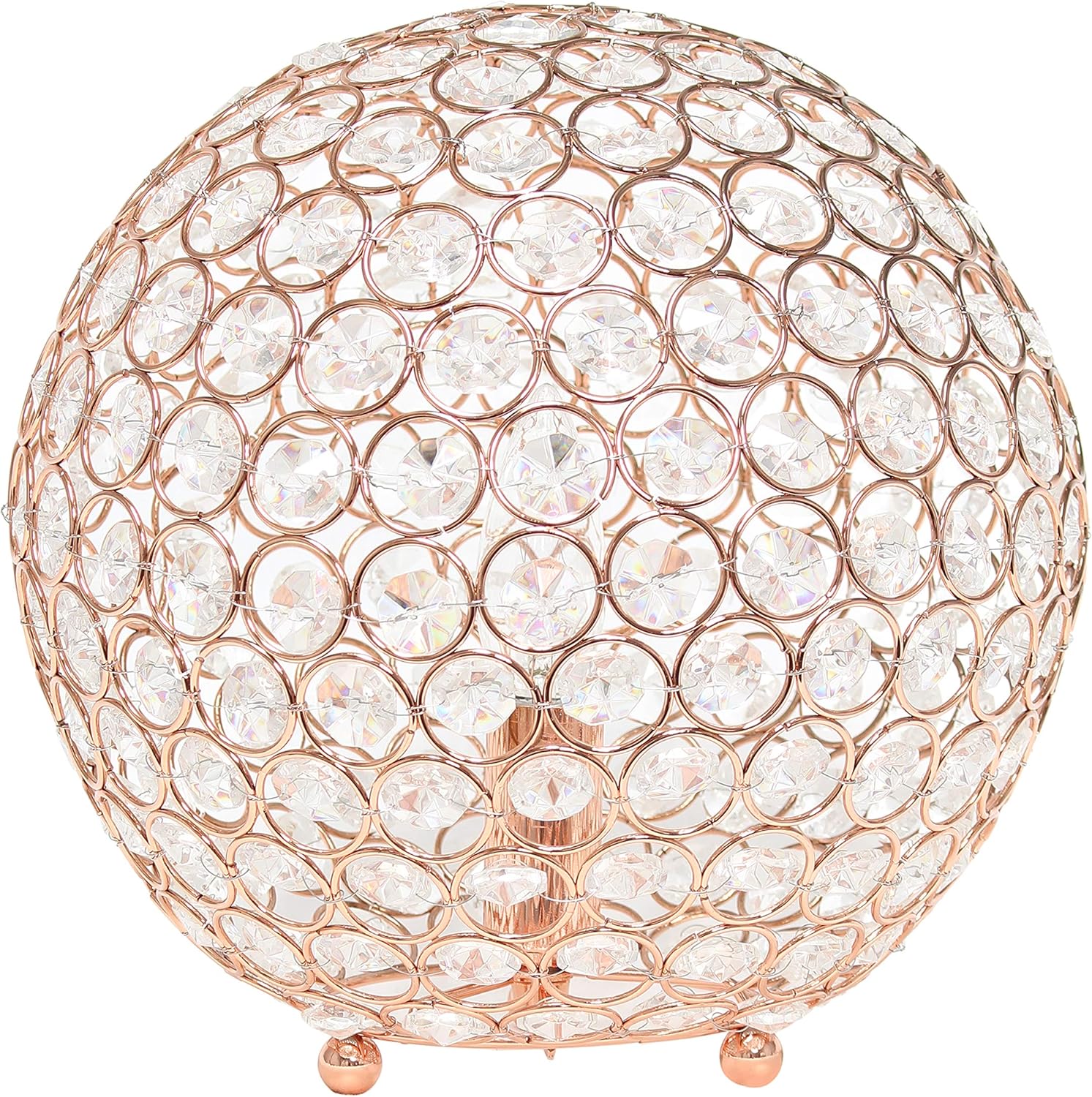 Luxe Gold Desk Lamp — 8" — Rose Gold