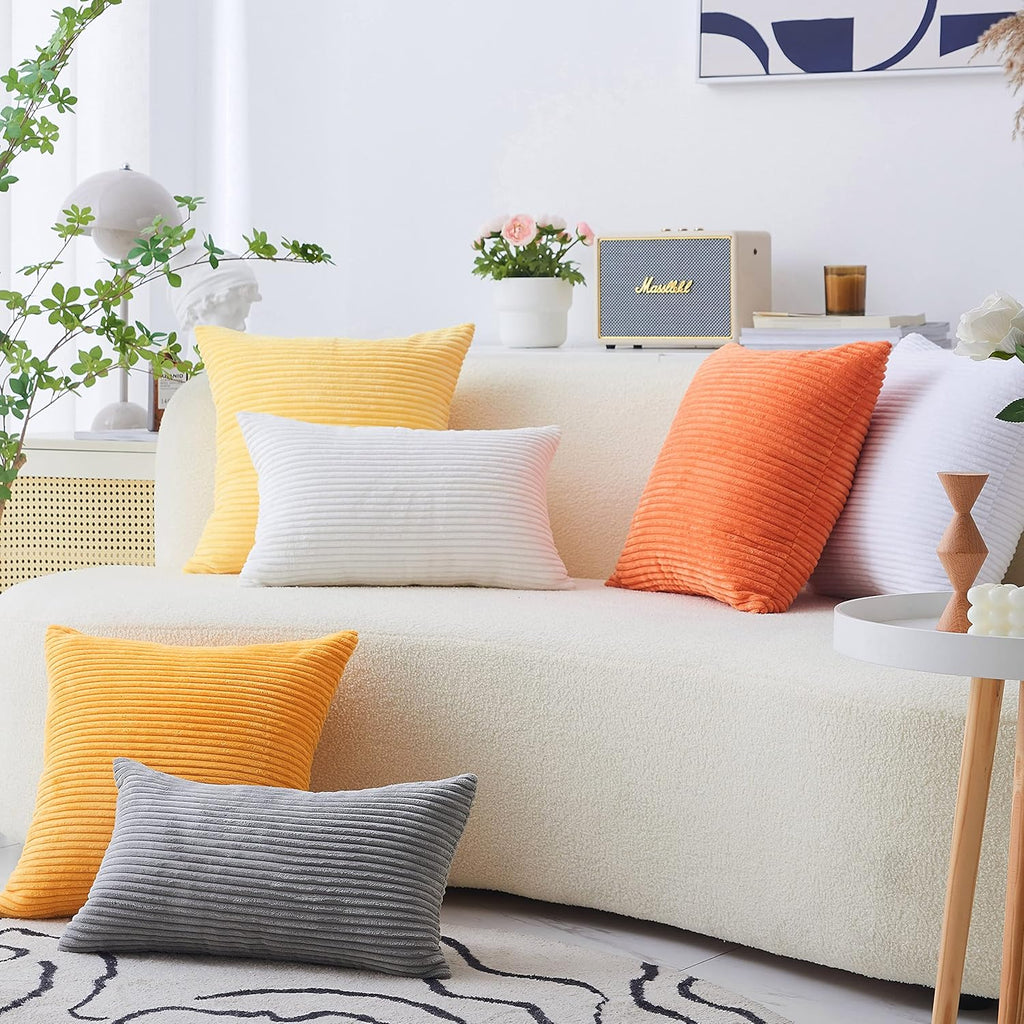 Boho Beige Throw Pillow Cover — 20" - View 6