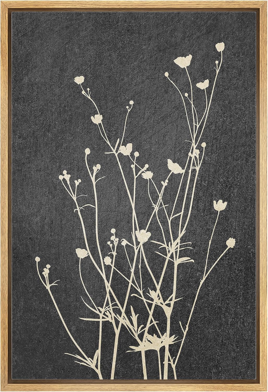 Framed Farmhouse Beige Wall Art — 16" — 24"L x 16"W
