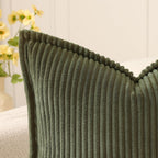 Boho Beige Throw Pillow Cover — 18" - View 4