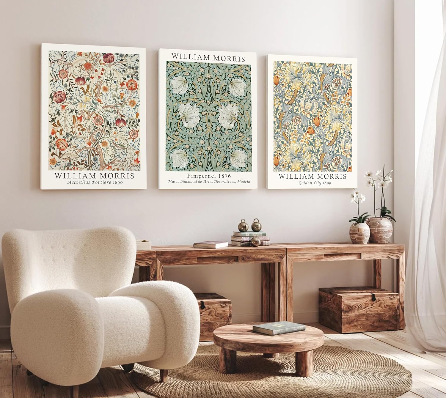 Framed Mid-Century Green Wall Art — 12" — 18"x24"